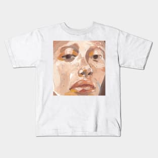 Portrait Oil Painting Kids T-Shirt